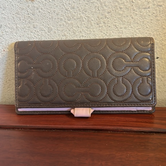 Coach Checkbook Holder - Picture 2 of 4